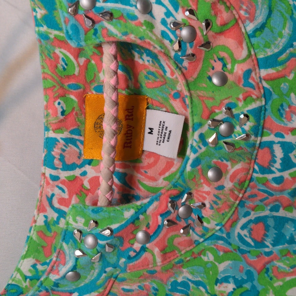 Ruby Rd. multi colored blouse size medium - Picture 2 of 5